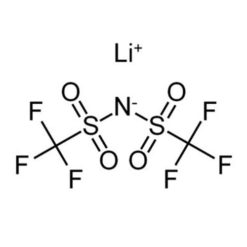 LiTFSI (lithium bis-trifluoromethanesulfonimide- C2F6LiNO4S2 ) Powder, 50 g/bottle - EQ-Lib-LiTFSI (부가세 별도)