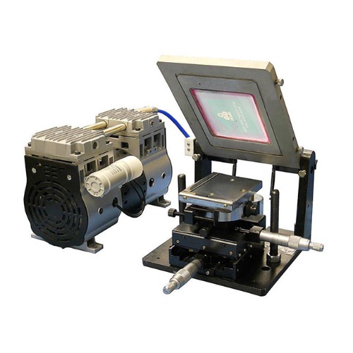 Compact Precision Screen Printing Film Coater ( 4&quot;x6&quot;) with Vacuum Chuck &amp; Pump - EQ-SPC-1-LD