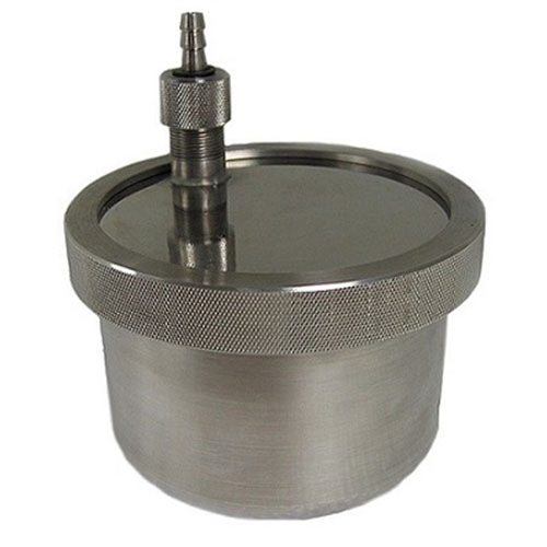 Stainless Steel Vacuum Jar ( 250ml) for SFM1 Milling Machine or for Vacuum Transportation of Glovebox - EQ-MJ-250SS-V