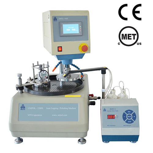12&quot; Programmable Precision Lapping / Polishing Machine with Optional Auto Slurry Feeder and Polishing Fixture - Unipol-1200S