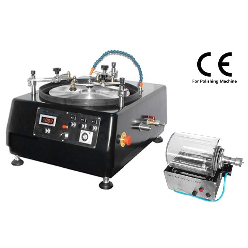 15&quot; Precision Automatic Lapping / Polishing Machine with Optional Slurry feeder &amp; Three 4&quot; Work Stations - EQ-Unipol-1502