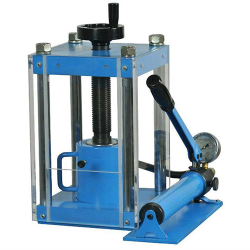 24T Lab Press with Separable Hydraulic Pump &amp; Safety Cover - YLJ-24TS