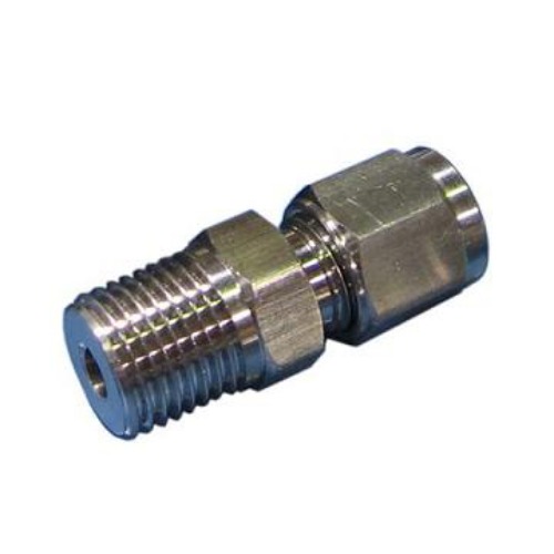 304 SS 1/4&quot; O.D Tube Fitting x 1/4&quot; Male - EQ-Fit-14-14P