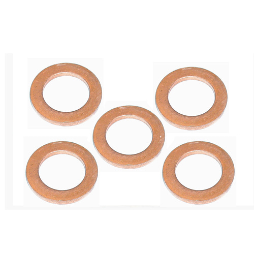 Copper gasket for threaded joint (1/4BSPP) - EQ-ORing-Cu11