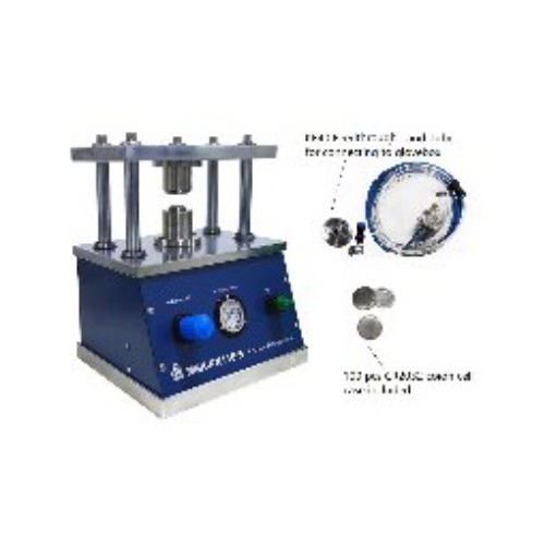 Fast Pneumatic Crimper for CR20XX Series Coin Cells, Cleanroom &amp; Ar Glovebox Compatible - MSK-PN110-S