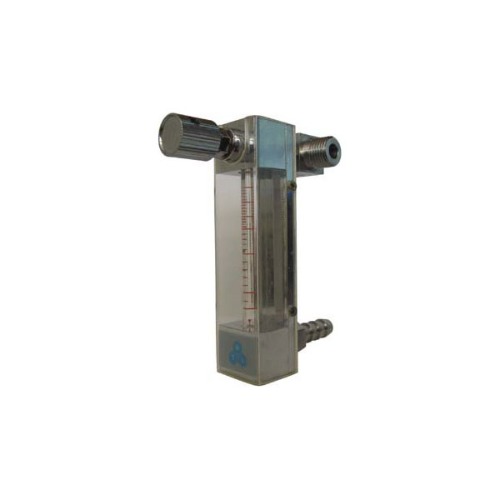 Compact Direct Read Flow Meter, 0-60 cc/min. with 1/4 BSPP Male Fitting - EQ-FM-60CC