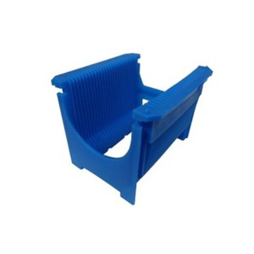 4&quot; Blue wafer carrier for Wafer Cleaning (Capacity: 25) - Blue-PP-4-25