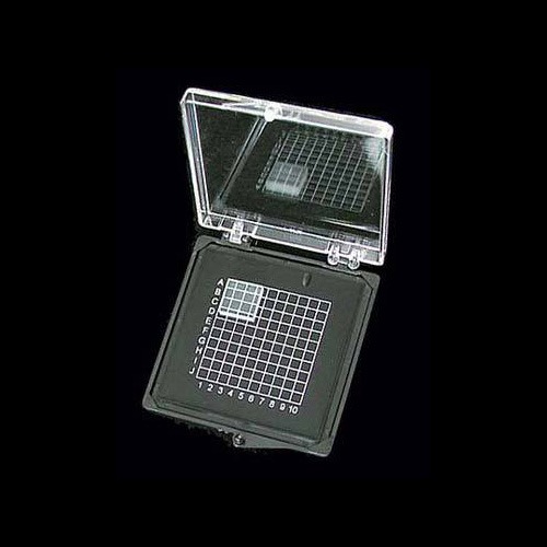 One 55 mm x 55 mm (2.17&quot;x2.17&quot;) Gel Sticky Carrier Box - Black Cover - (SP1-5510BK/BK-LL-P33)