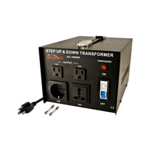 AC to AC Transformer 1000W Max (Dual Change 220/240V - 110/120V) CE CERTIFIED - EQ-TF-220110-1000-LD