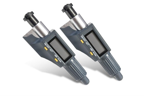 A Pair of Digital Micrometer Head 1&quot; Travel 0.003 mm Accuracy for MTI Film Applicator - MHD25F