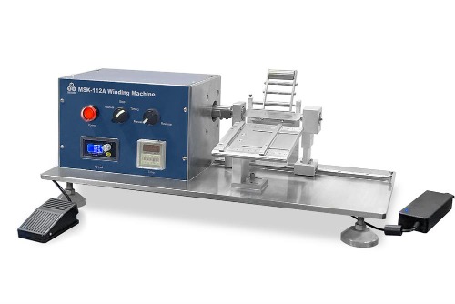 Manual Winding Machine for Electrodes of Pouch Cell - MSK-112A-P