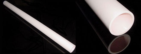 (50 OD x 44 ID x 600mm L) Alumina Ceramic Tube (99.8%) High Purity