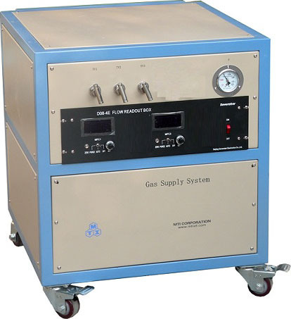 Two Channel Gas Control System for Tube Furnaces with Precision Mass Flowmeters (MFC) and Valves - EQ-VGS-2Z