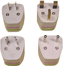 One sets of AC-AC Power Plug Adaptors For worldwide Power Connection - EQ-Acapt-Allin1