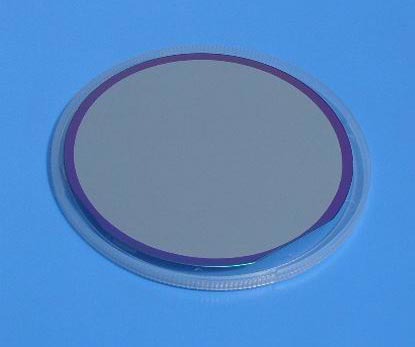 4&amp;quot;SiC-3C Undoped Epi Film as CMP on both sides of Silicon Wafer after epitaxy growth,  1.5 micron Thick,  - SiC-3CP-4-015