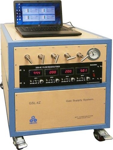 Four Channel Gas Control System for CVD with Laptop PC &amp; Control Software - EQ-GSL-4ZCC