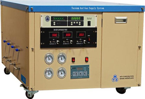 Three Channels MFC Gas Mixing Station with Ultra High Vacuum System up to 10E-7 Torr - EQ-GSL-3Z-103