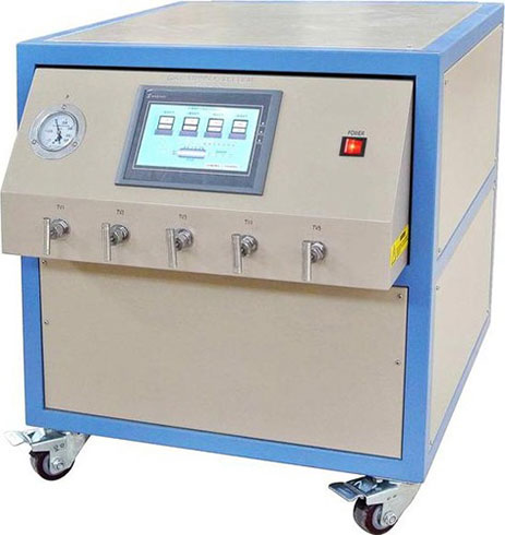 Four Channel Gas Mixing Station with PLC Touch Panel Control and Precision Mass Flow Meters (MFC) - EQ-GSL-4Z-LCD