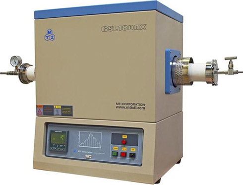 1800°C Bench-top Vacuum* and Atmosphere Tube Furnace (82mm OD) with All UL Recognized Components - GSL-1800X-80-UL