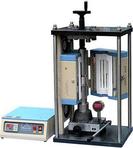 Compact Hot Pellet Press up to 1000ºC with 30 Segment Temperature Control - EQ -HP-6T