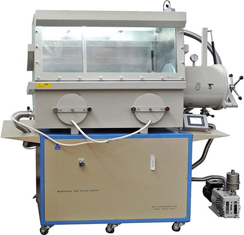Stainless Steel Glove Box (44&amp;quot;x29&amp;quot;x35&amp;quot;) with Automatic Purification &amp;amp; Vacuum Flange for Li-Ion Battery  (H2O&amp;amp;O2&amp;lt;5ppm) - VGB-7HO