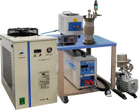 15KW Temperature-Controlled Induction Melting System (Upto 1700ºC) with Complete Accessories - EQ-SP-15TC