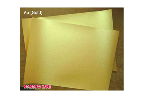 High purity gold (Au) foil, 25mm x 25mm x 0.25 mm 5N-MK-Foil-AU-250-25