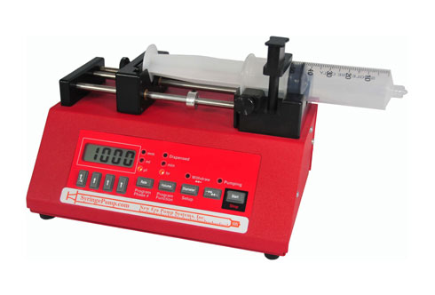 Programmable Single Syringe Pump for Electrospinning, Spraying, and Microfluidics - 0.73 &amp;#181;L/hr (1 mL syringe) to 2100 mL/hr (60 mL syringe) - MK-1000-Single Syringe Pump