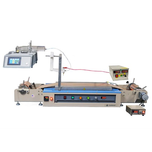 Roll to Roll Electrospinning System with Syringe Pump and Heating Bed - MSK-ESC-R2R
