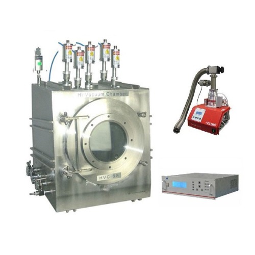 Customized 5 Heads RF Plasma Magnetron Sputtering Coater for MGI Thin Film Research - VTC-5RF