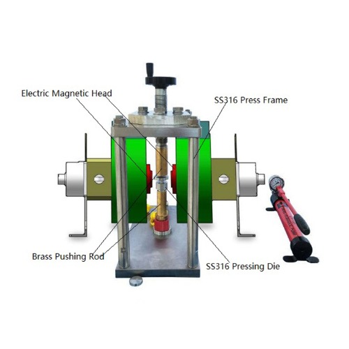 5T Lab Press Made of SS316L for Pellet Pressing Under Magnetic Field -YLJ-5T-MG