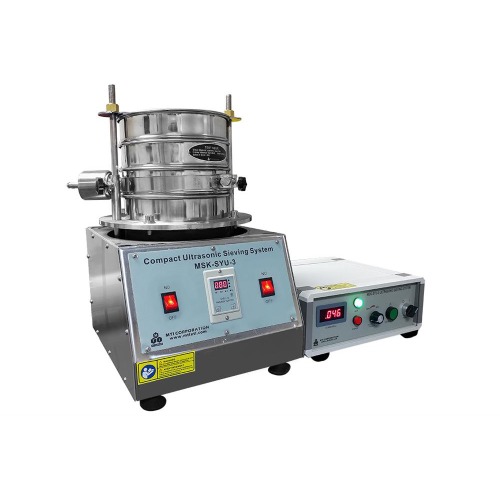 Compact Vibration &amp; Ultrasonic Sieving System with Three Sieves - MSK-SYU-3