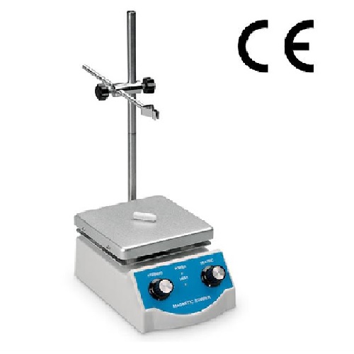 Hot Plate with Magnetic Stirring: 6.7&quot;x6.7&quot; SS Plate Max.300C - SH3