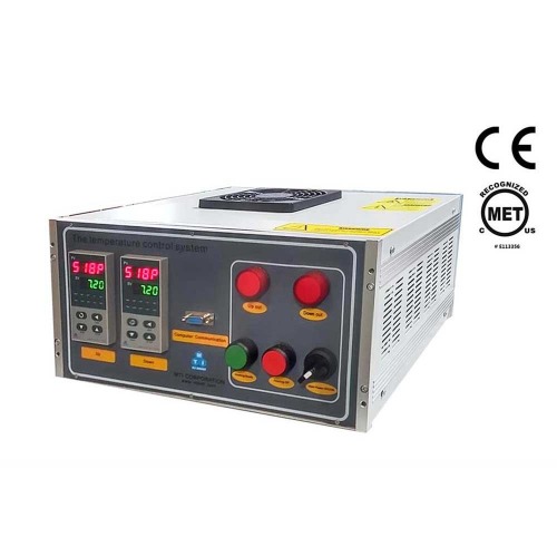 Two Zone Precision Temperature Control System with 30 Segments Programmable (3.2 KW) for DIY Furnace upto 1200C - EQ-MTC-Z2