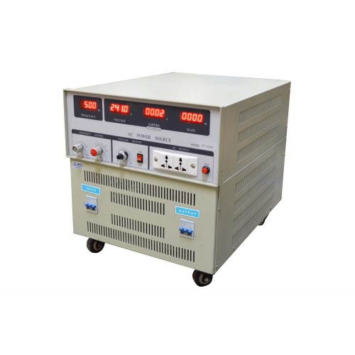 Single Phase 5K VA AC Power Source with Variable Voltage &amp; Frequency (0 - 300V, 50- 60Hz) - MTI-IV1050