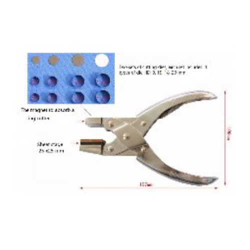 Hand-Held Disc Cutter with One Set of Ring Dies with ID 8,15, 18, 20 mm - MSK-T-12 (부가세 별도)