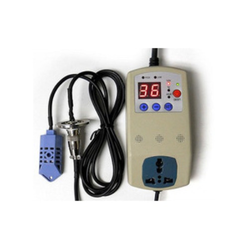 Humidity &amp; Temperature Monitor with Detachable Probe and KF-25 feedthrough - EQ-RH-606B