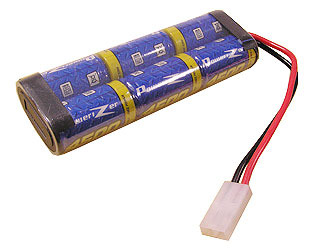 NiMH Battery Pack: 7.2V 4500mAh for RC-10 Cars and Sumo Robots